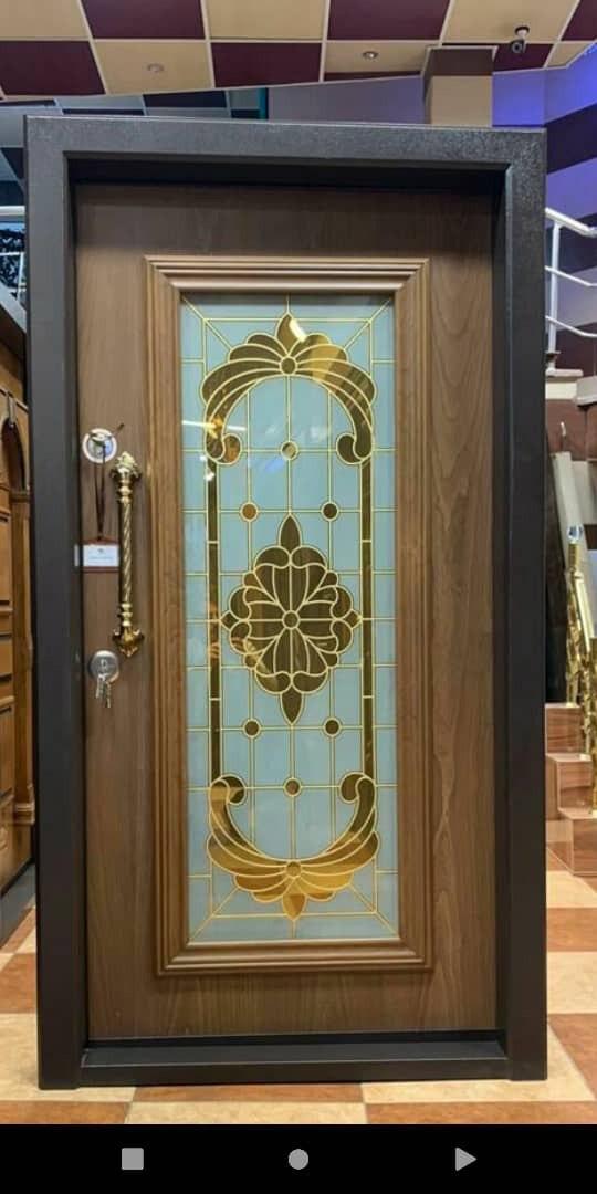 درب شیشه خور مسطیل بزرگ