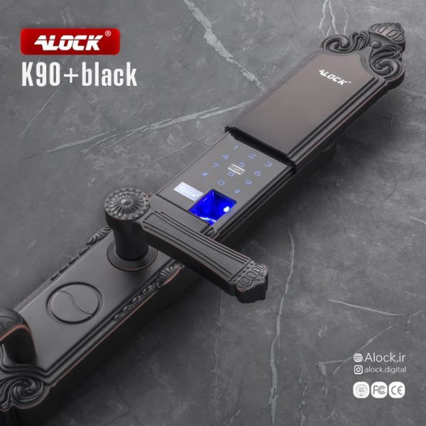 قفل اثر انگشتی دیجیتال ALOCK مدل K90+ Black