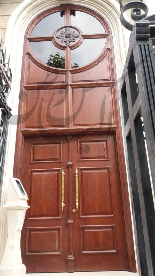 درب تمام چوب 12