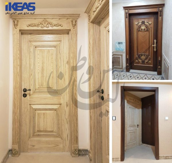 درب تمام چوب 16
